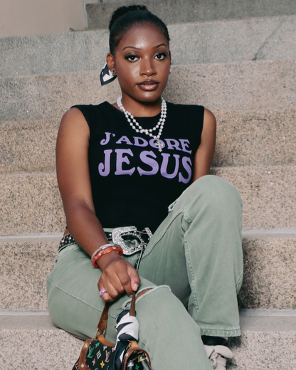 J’ADORE JESUS Tank (Black)