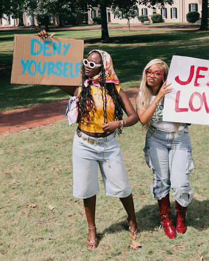 J’ADORE JESUS Tank (Orange)