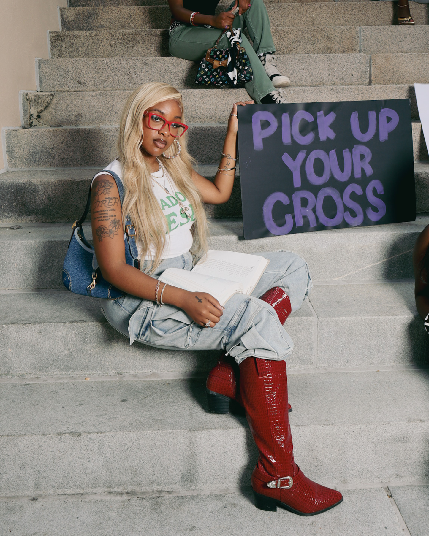 J’ADORE JESUS Tank (White)