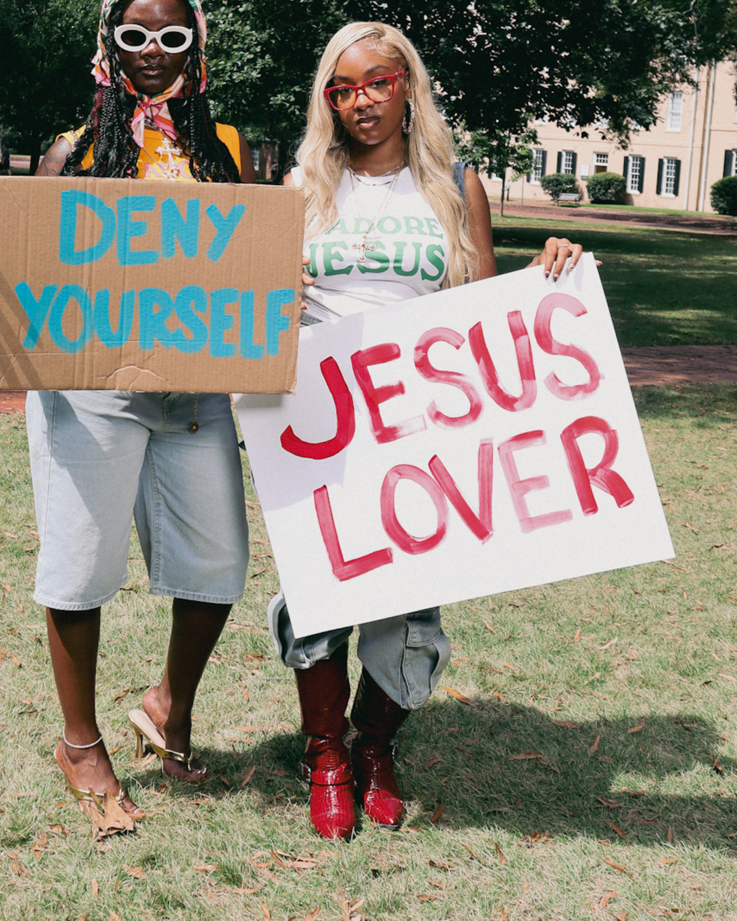 J’ADORE JESUS Tank (White)