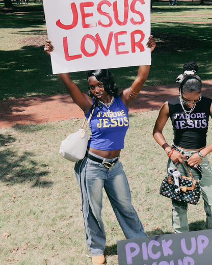 J’ADORE JESUS Tank (Blue)